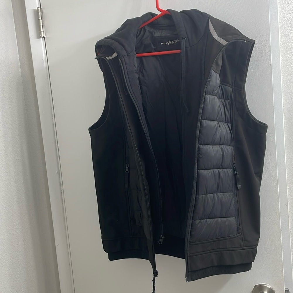 Black Rivet Polyester Jacket - image 5